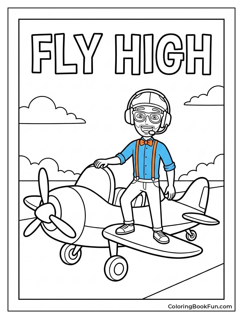 Airport Pilot Blippi