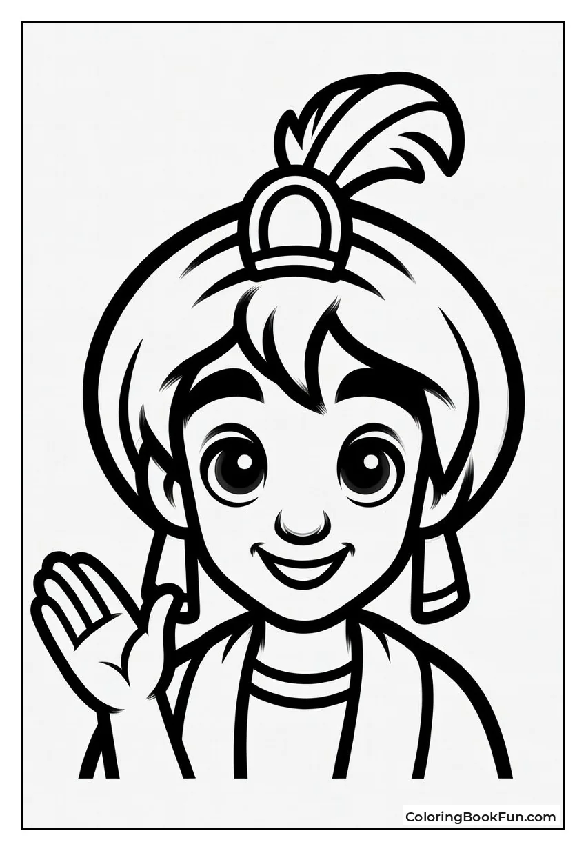 Aladdin Portrait Smile