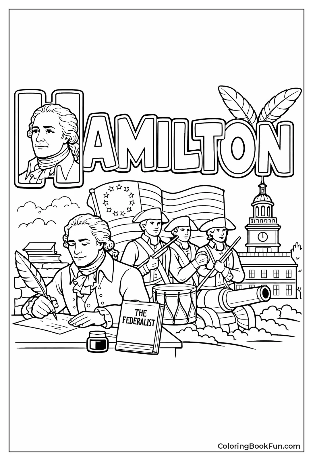 Bubble Letters Hamilton