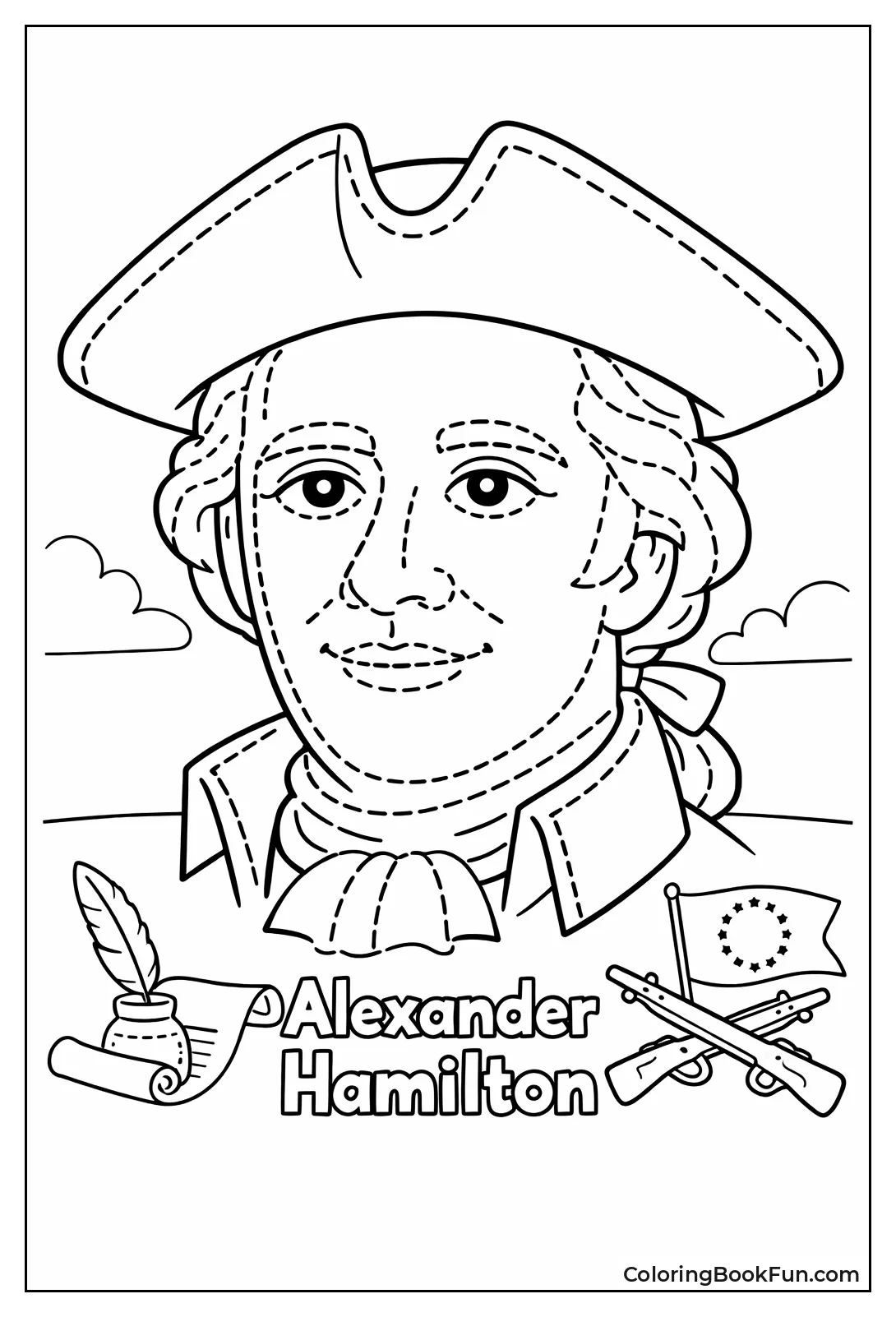 Hamilton Tracing Portrait