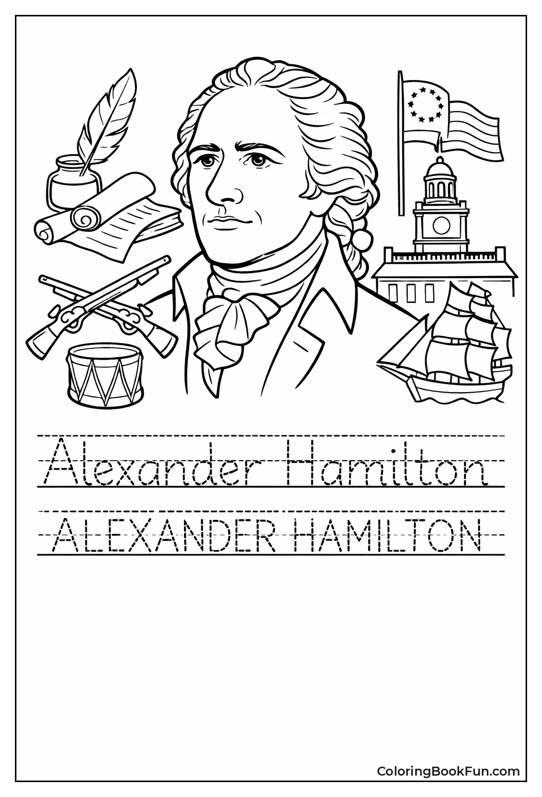 Handwriting Hamilton Name
