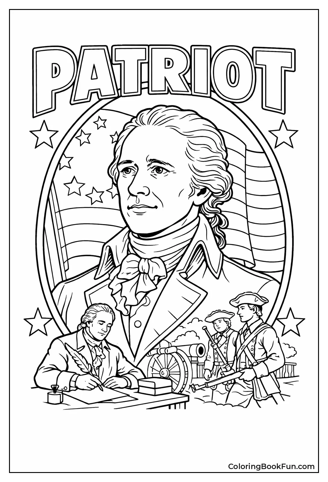 Patriotic Poster Hamilton