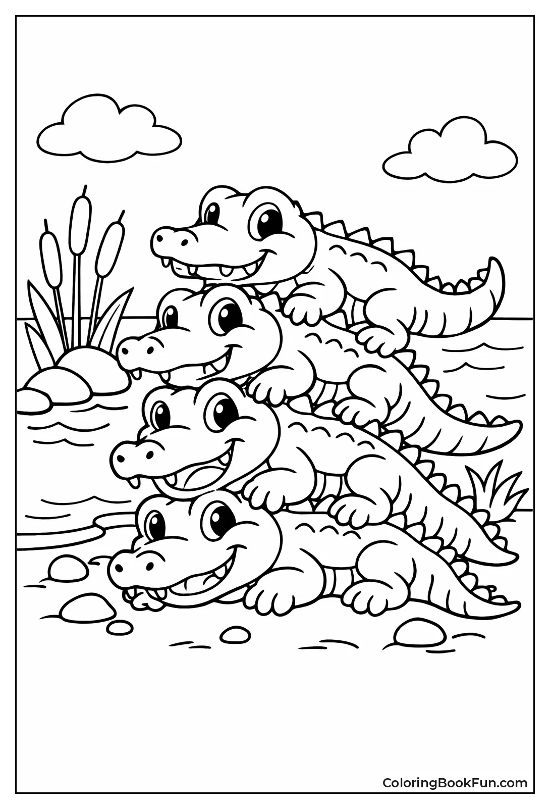 Baby Gator Pile