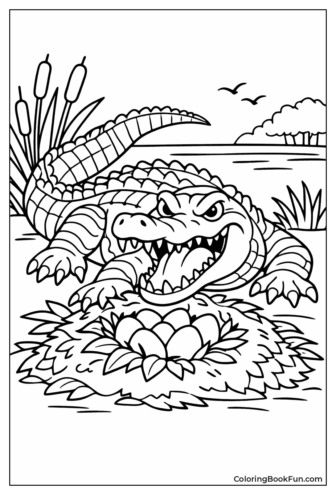 Nest Guarding Mother