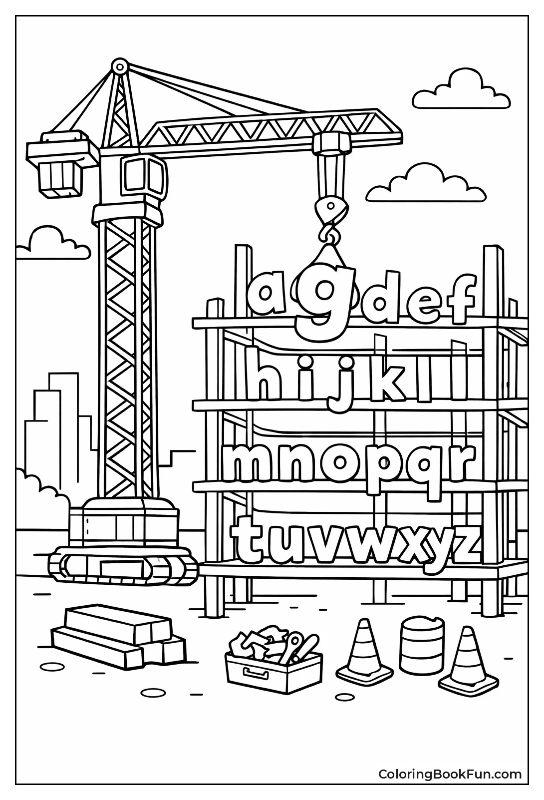 Construction Site Crane