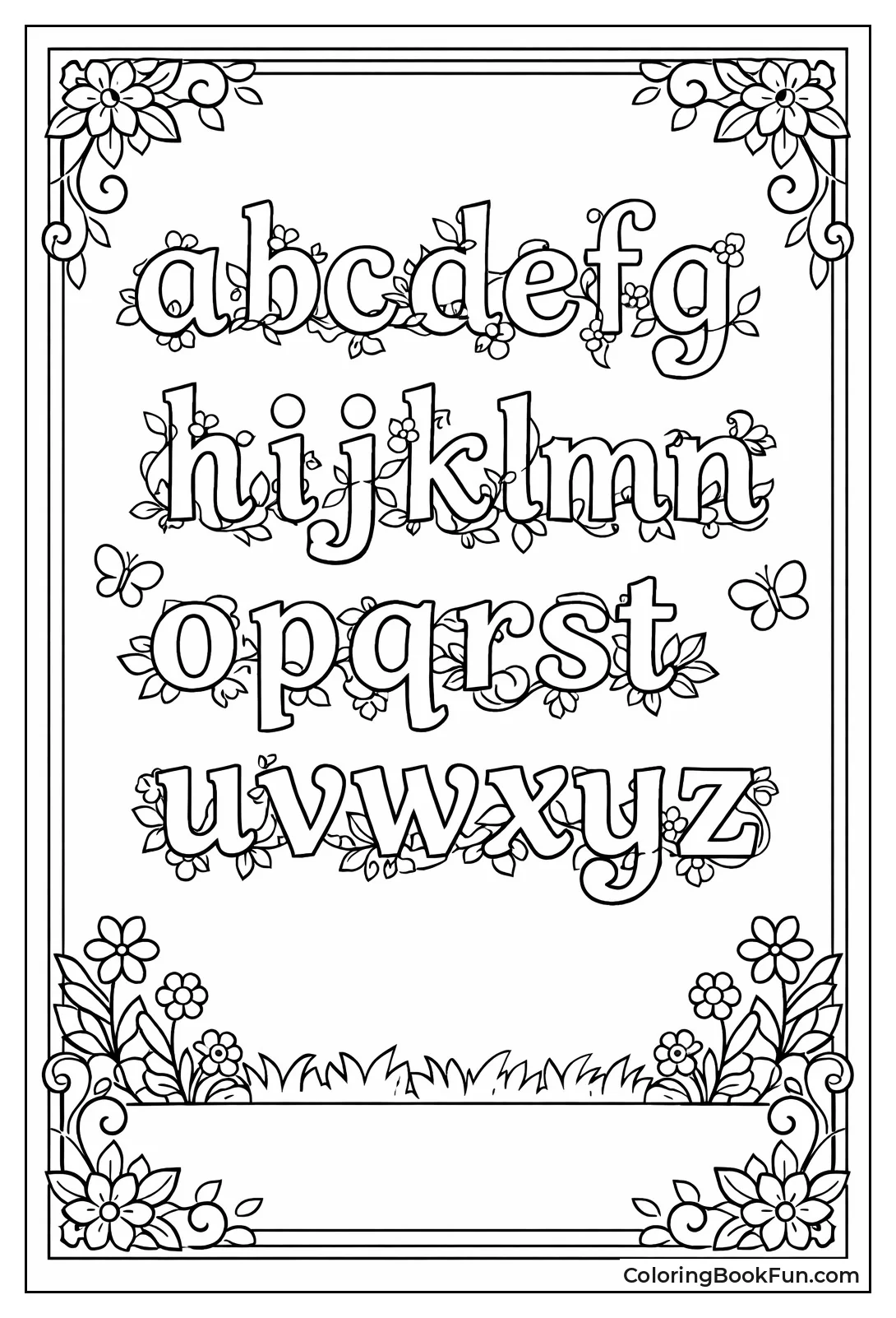 Poster Decorative Letter