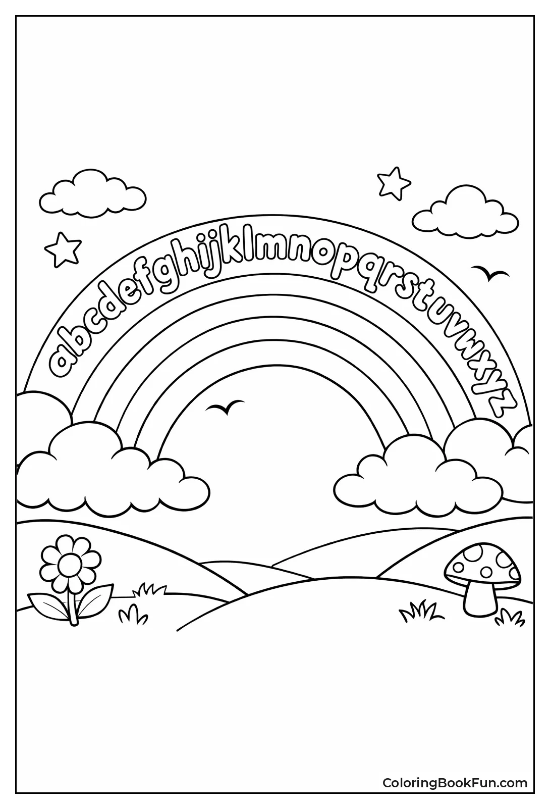 Rainbow Alphabet Arc