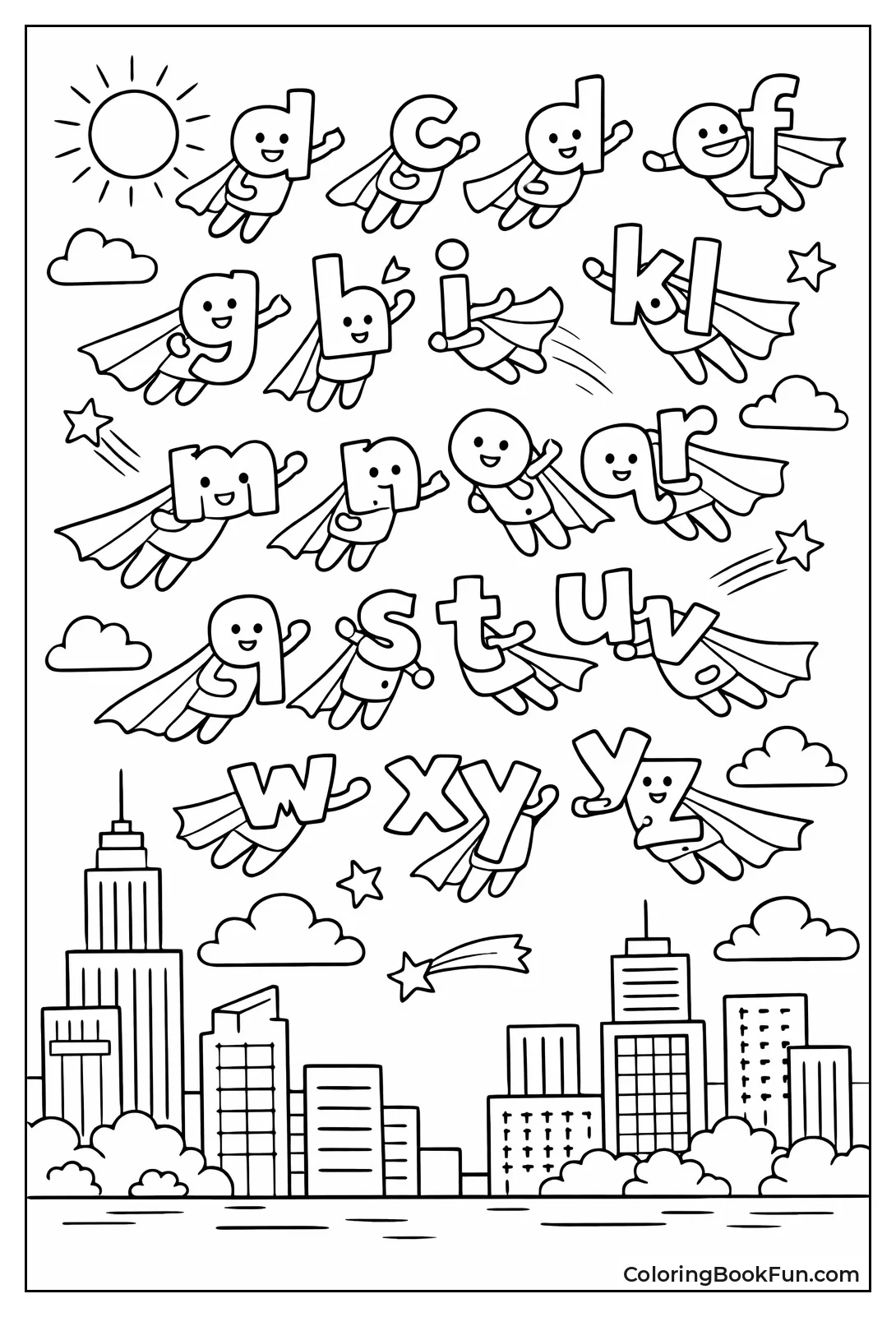 Superhero Letter Cape