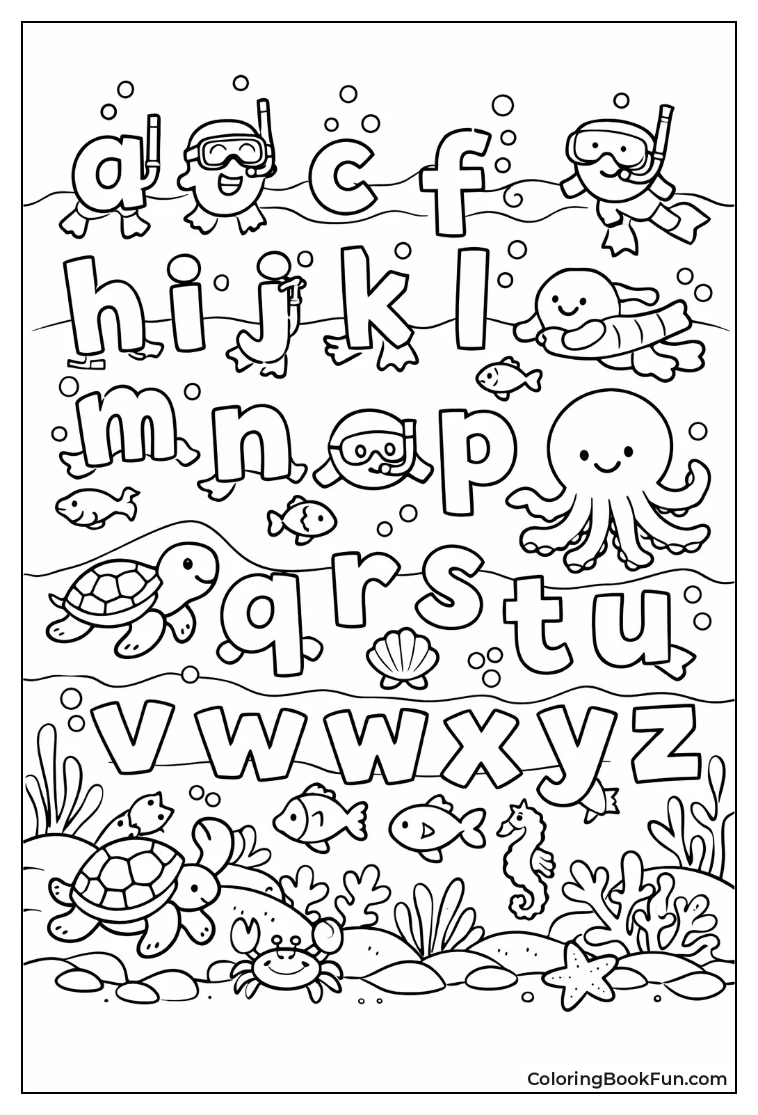 Underwater Letter World