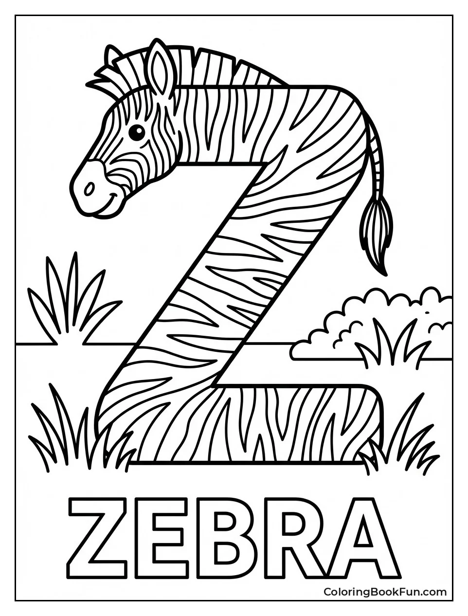 Animal Shaped Letter