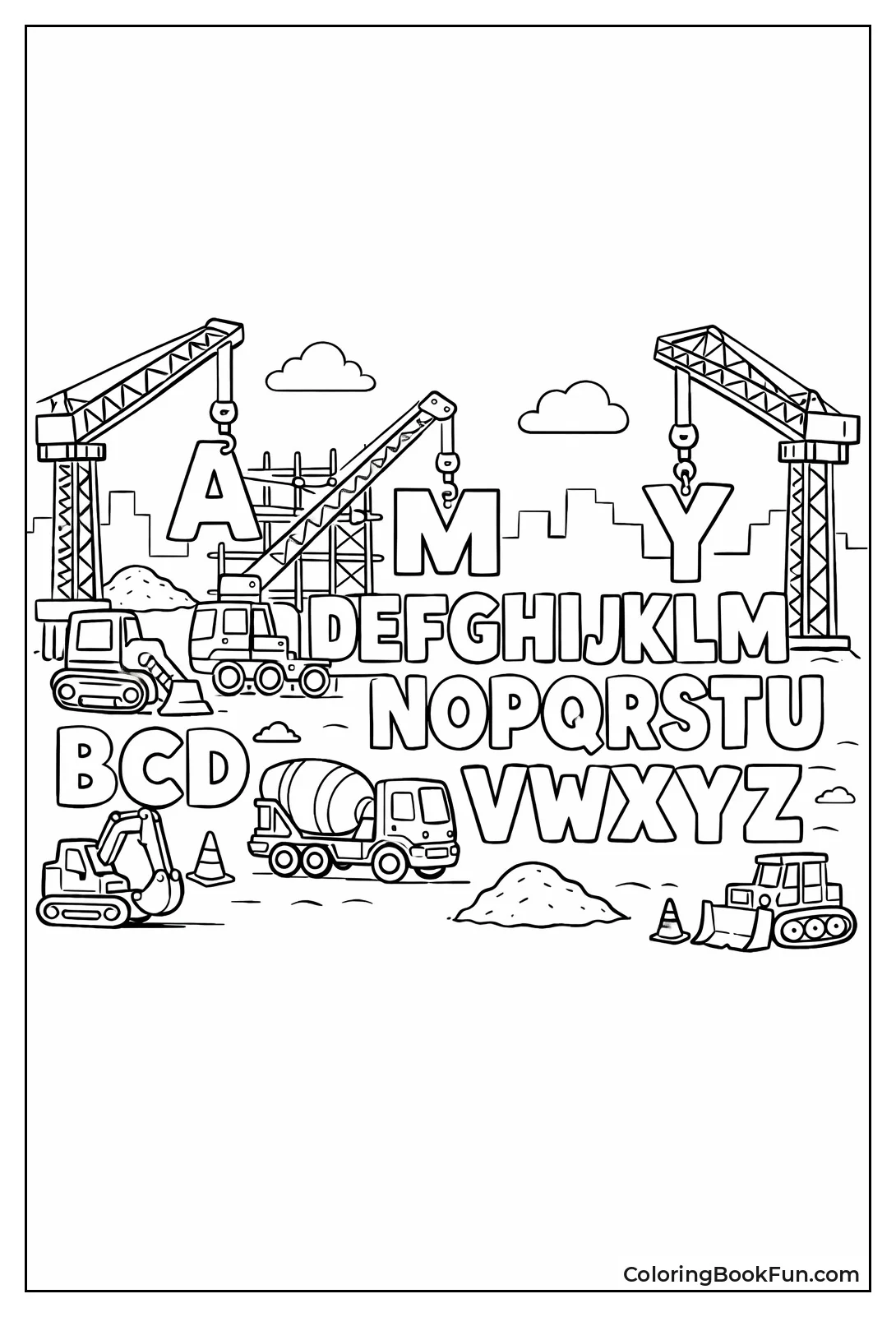 Construction Site Letters