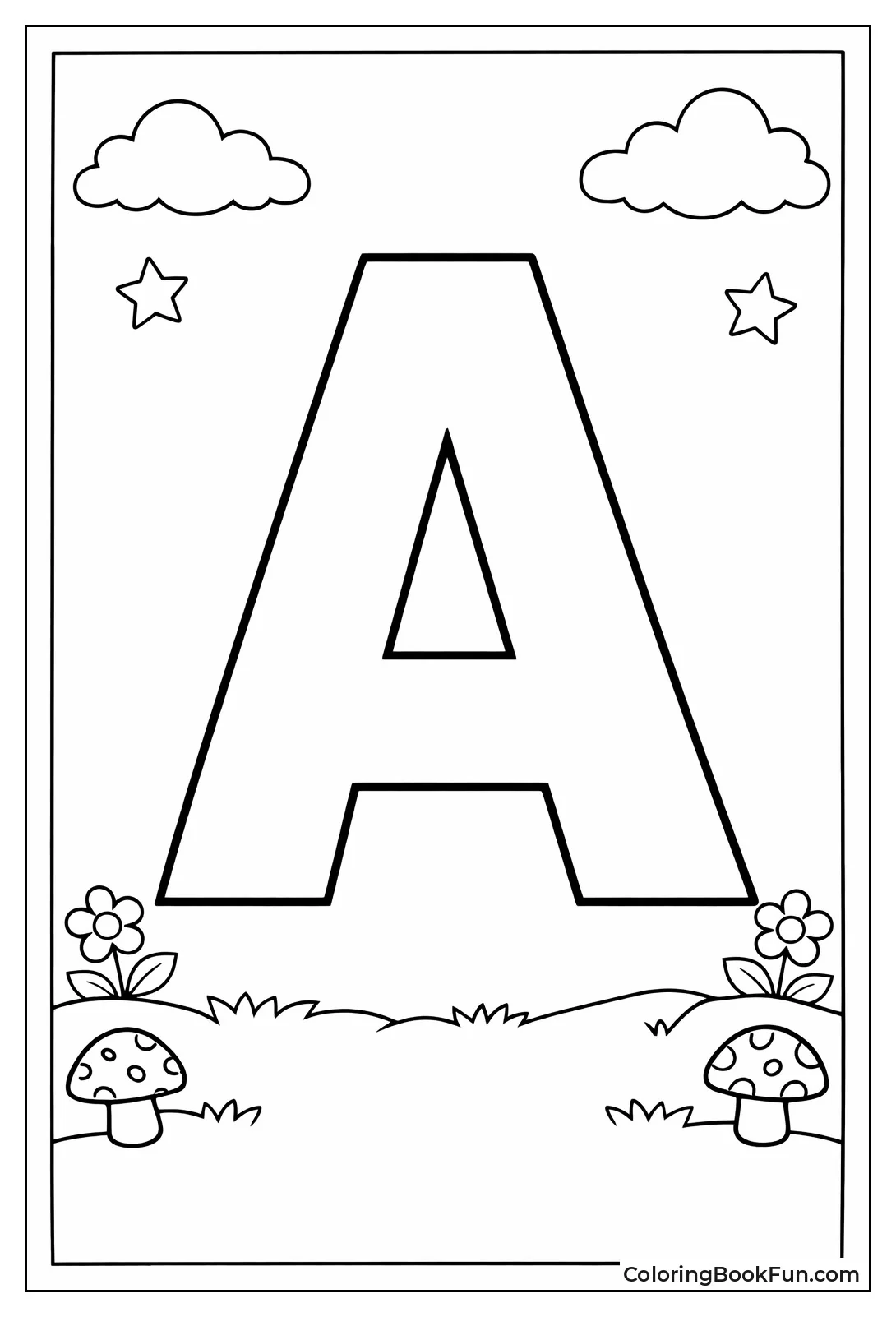 Flashcard Large Letter