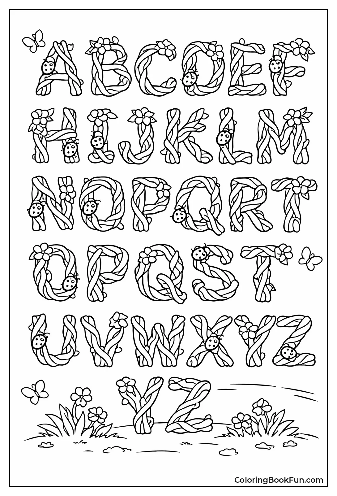 Garden Vine Letters