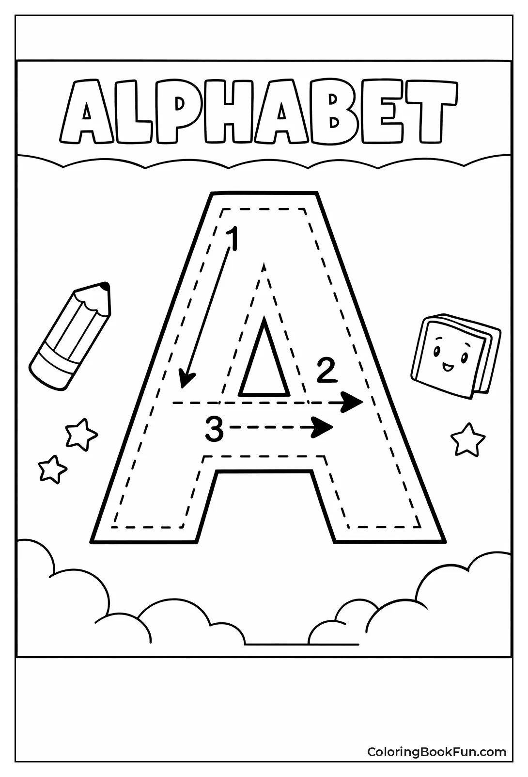 Giant Tracing Letters with Arrows