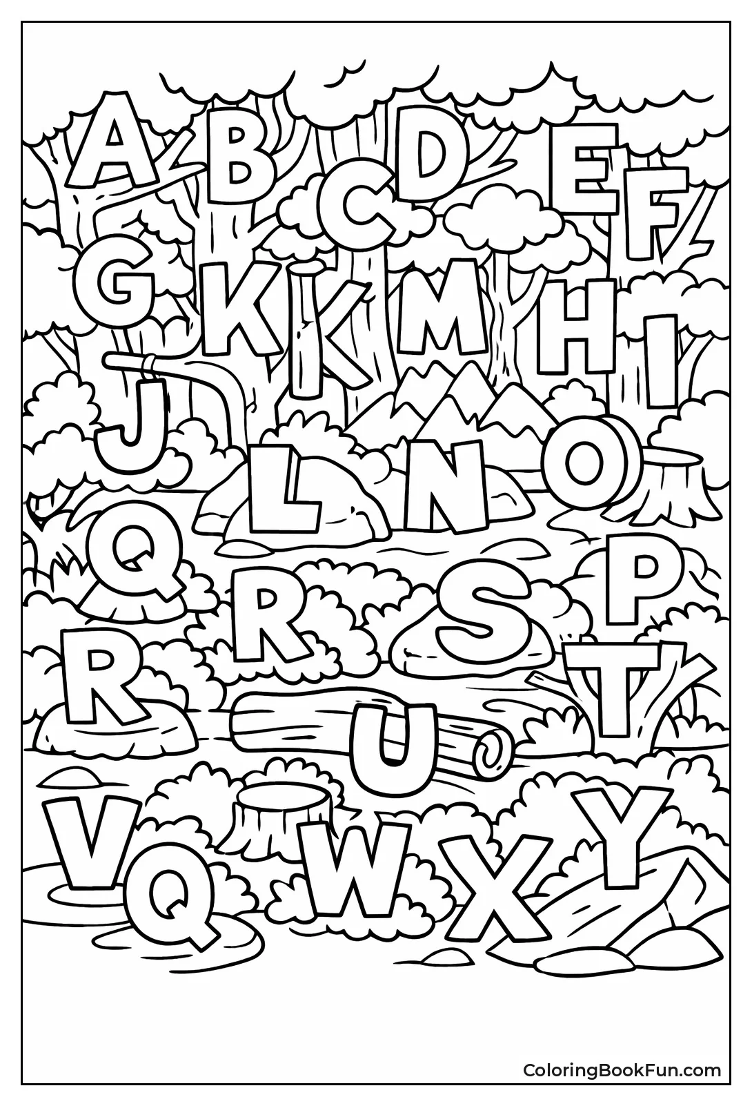 I Spy Forest Letters