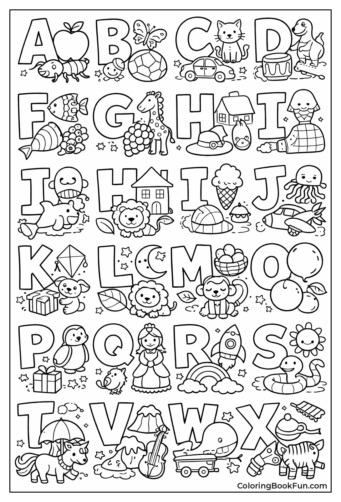 Letter Object Association