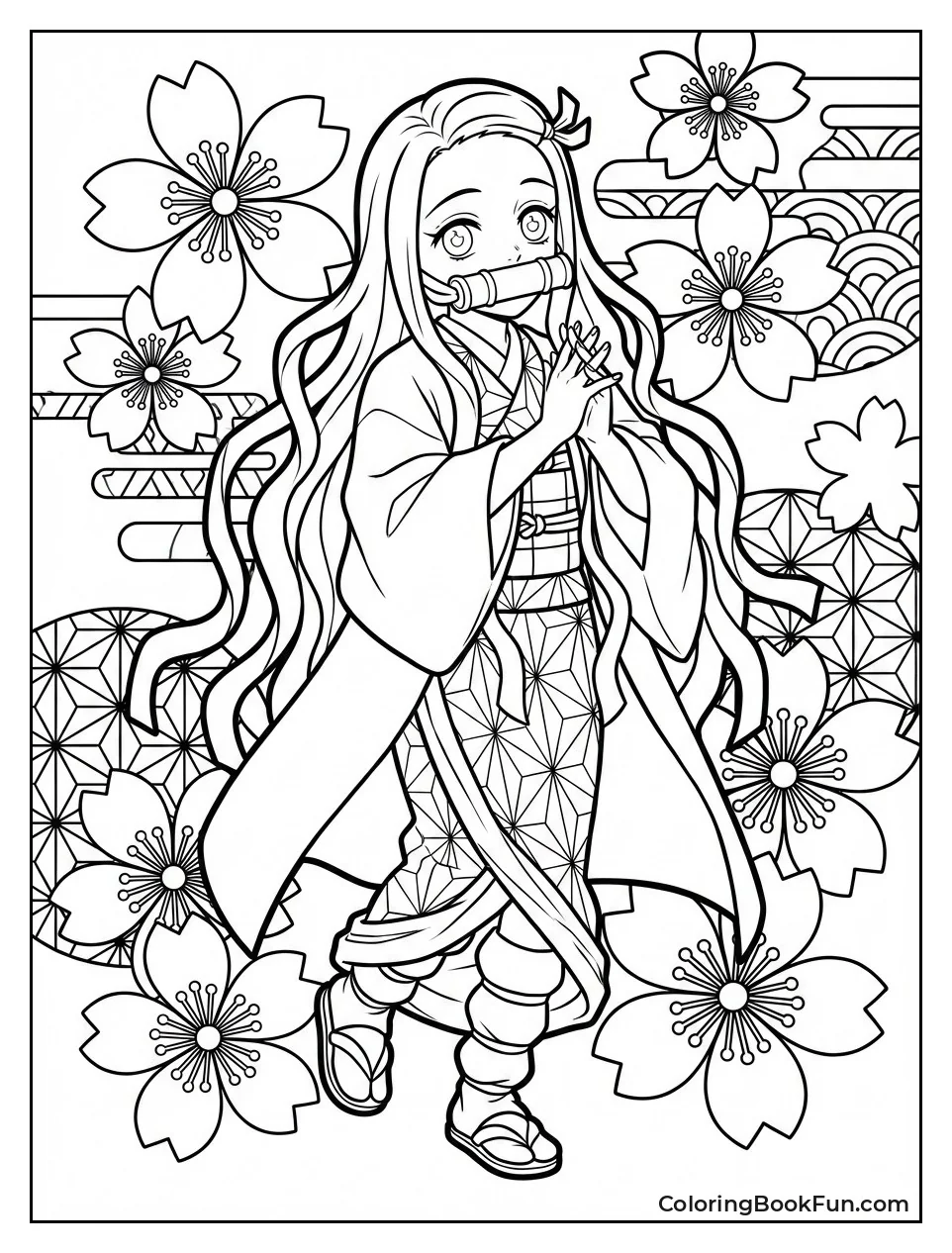 Anime Nezuko Character