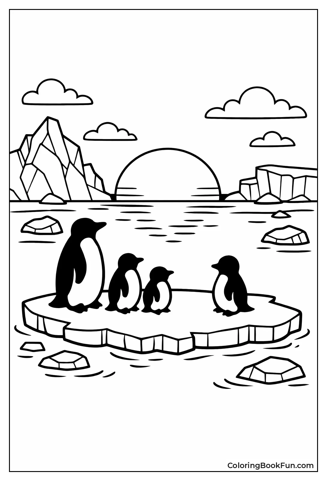 Arctic Iceberg Sunset