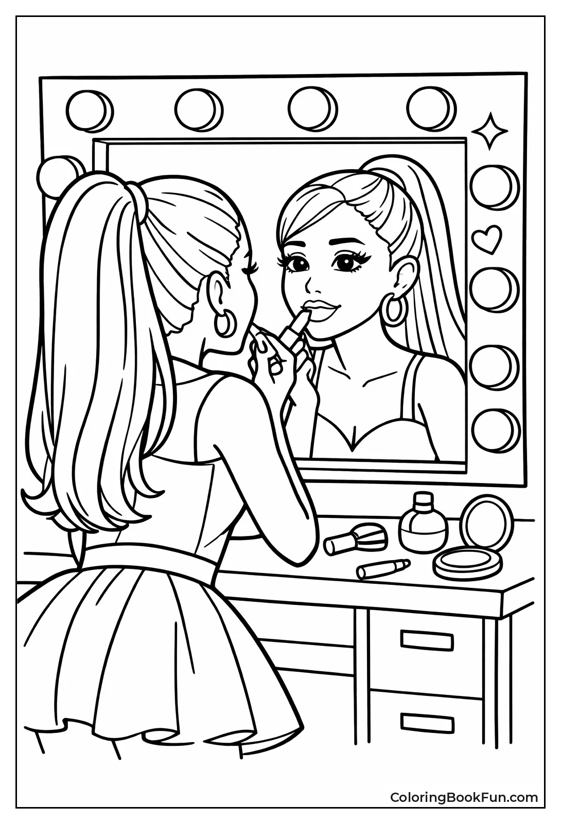 Diva Mirror Reflection