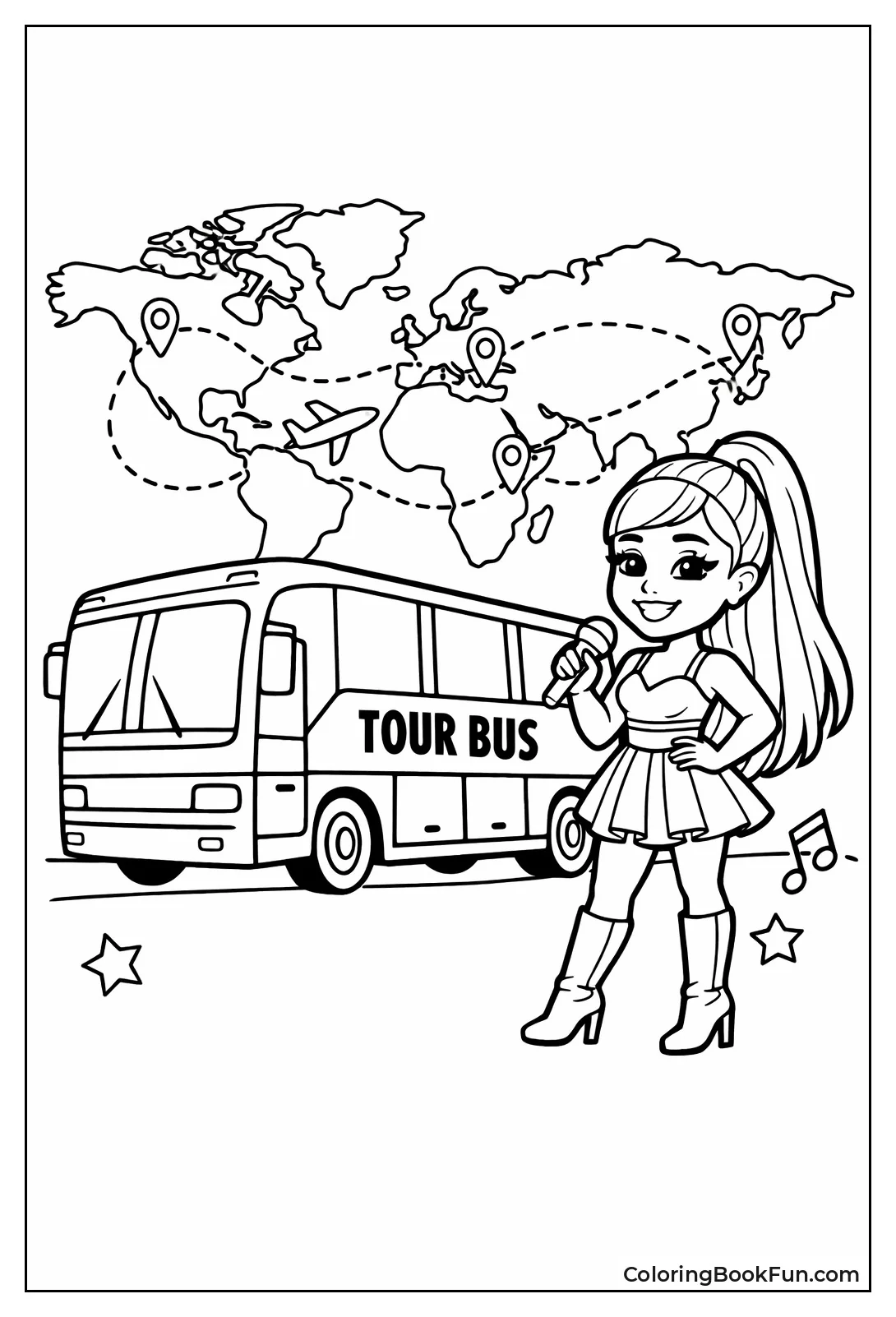 Grand World Tour Map