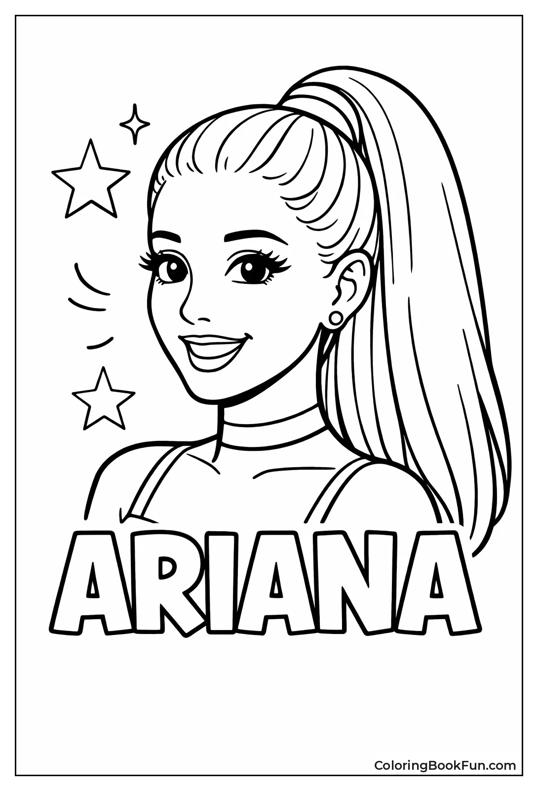 Iconic Ponytail Portrait