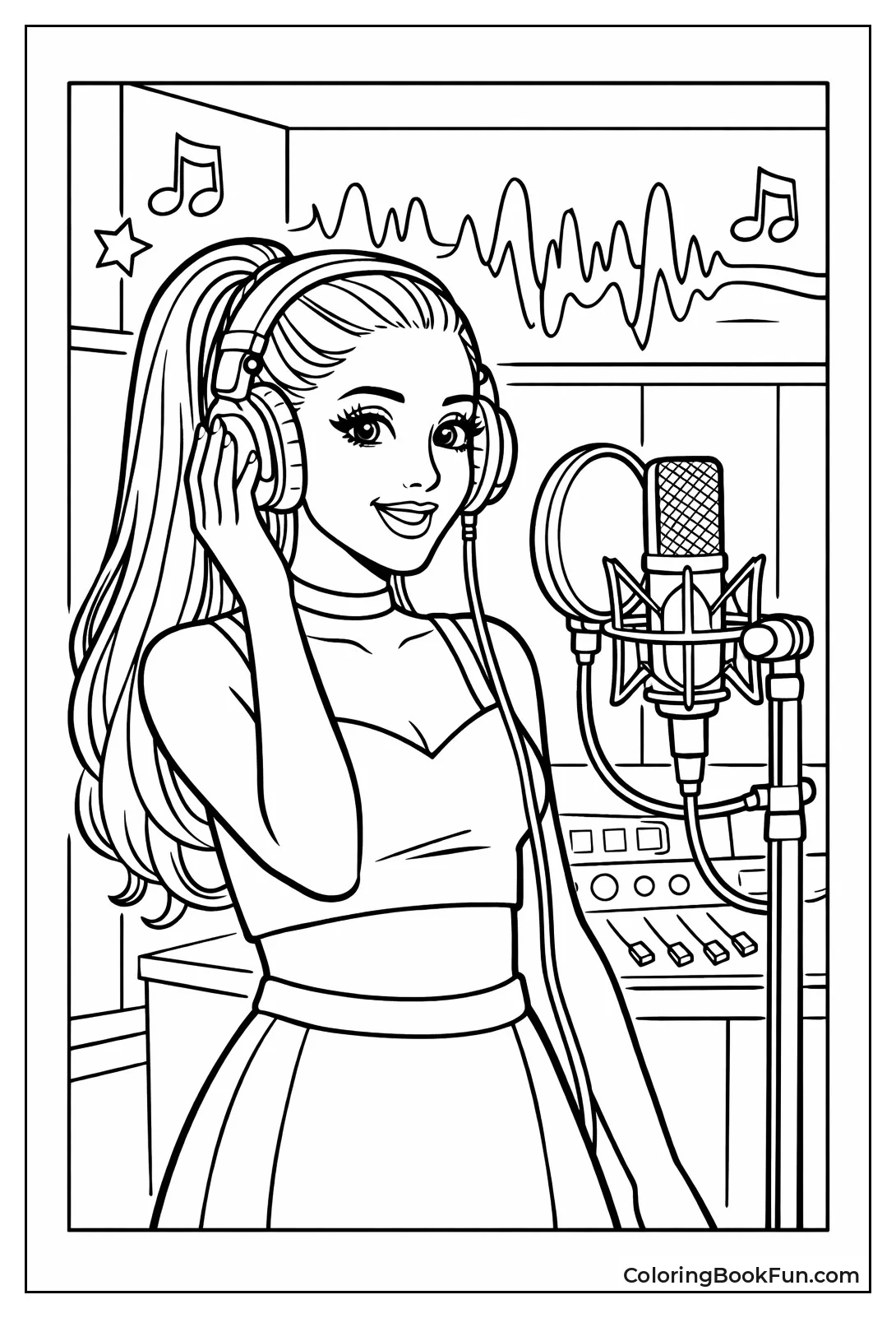 Recording Studio Scene