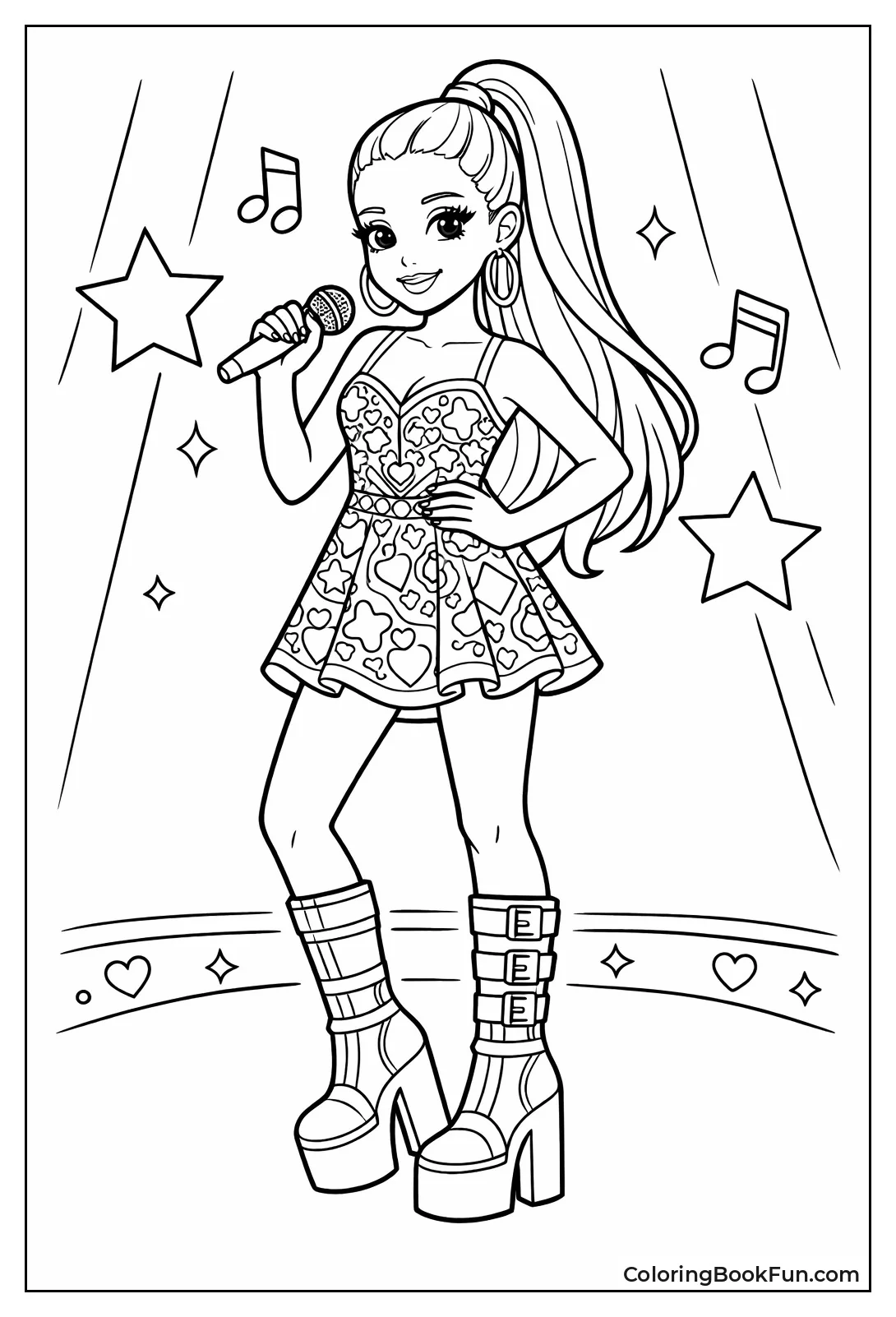 Sparkly Dress Ariana