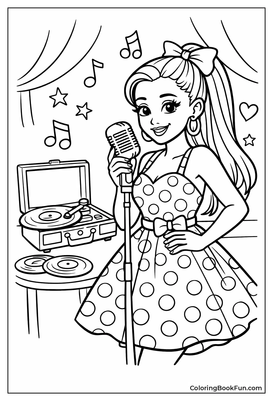 Vintage 1950s Pop Star