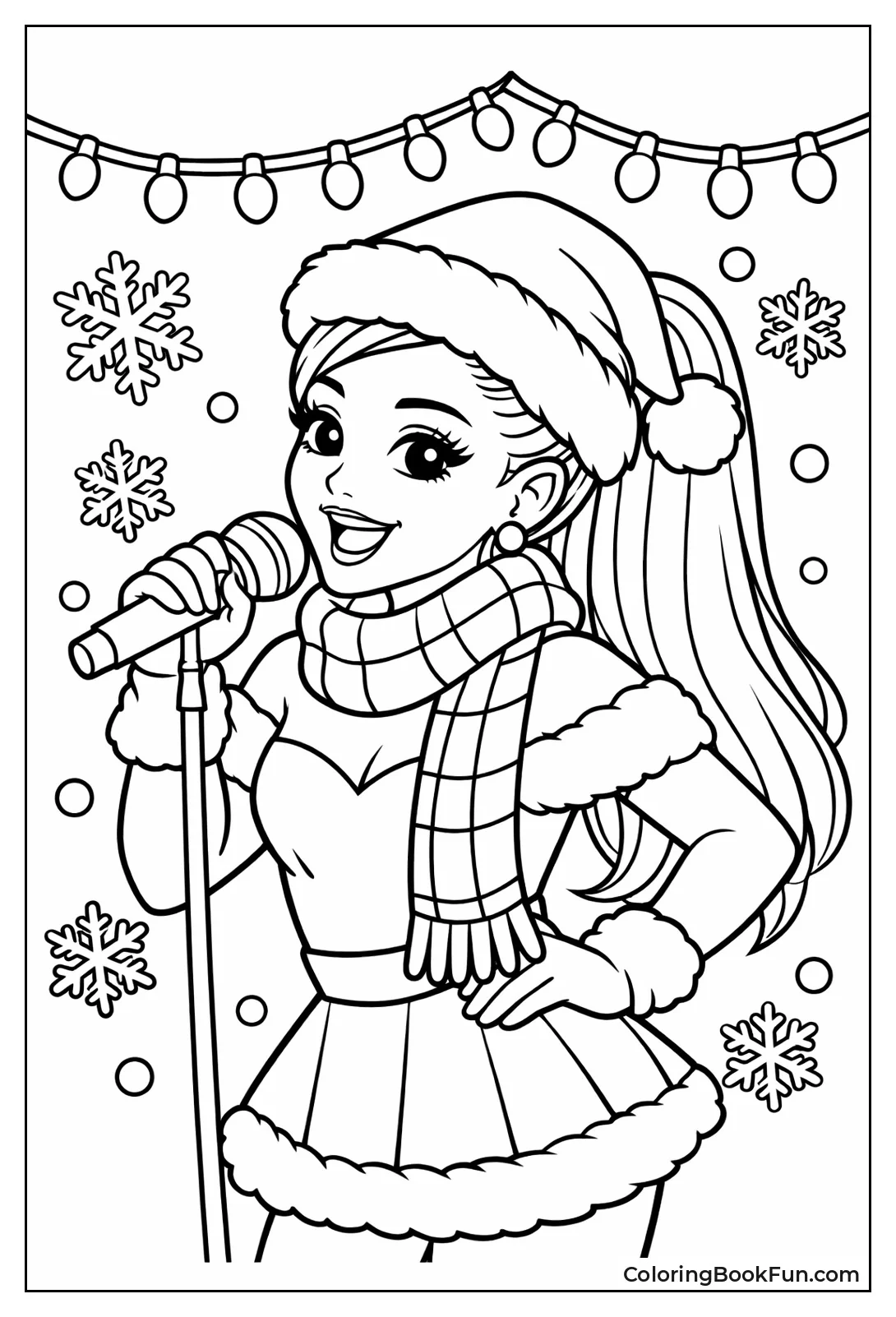 Winter Holiday Singer