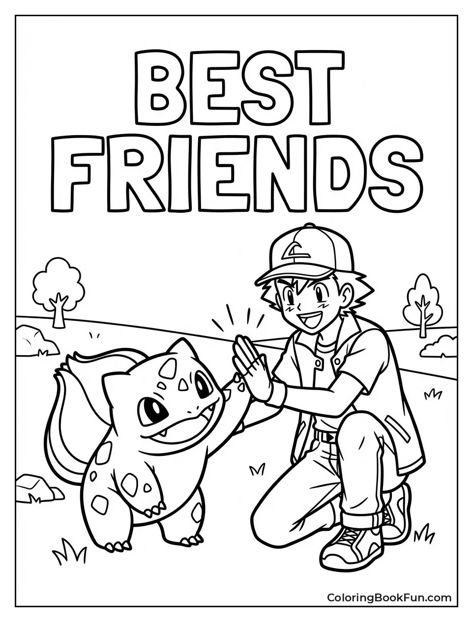 Ash and Bulbasaur