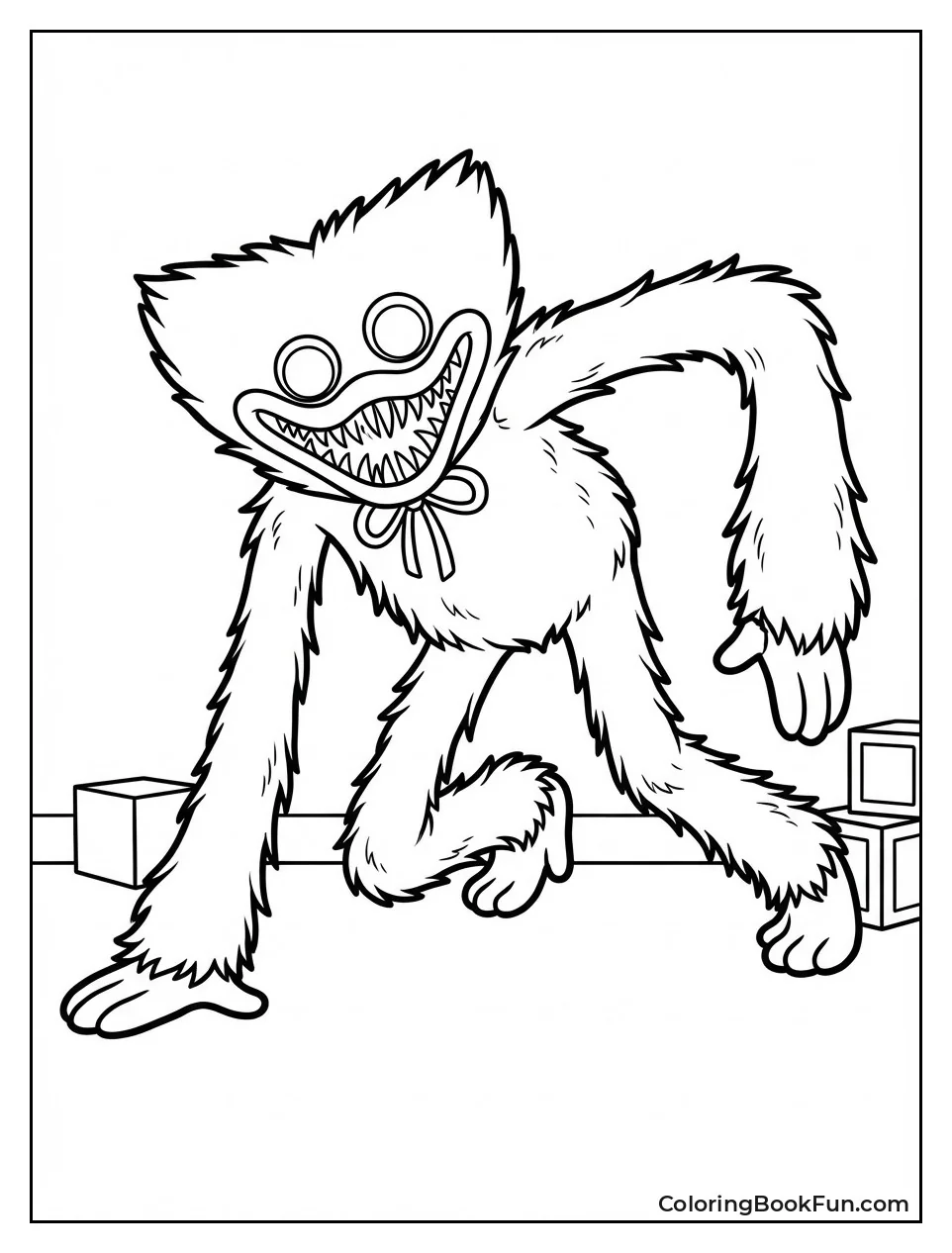 Attacking Huggy Wuggy