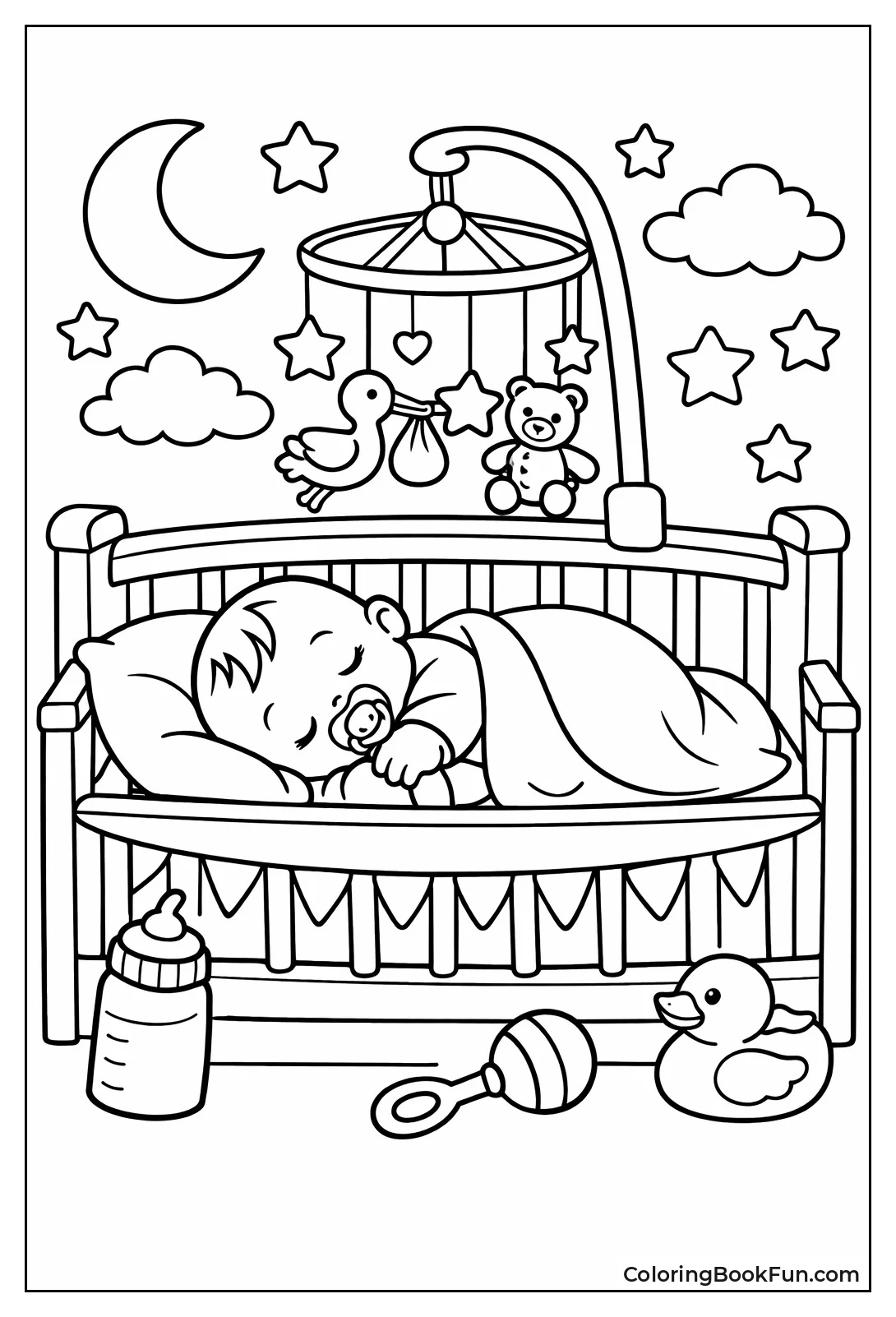 Nursery Crib Scene
