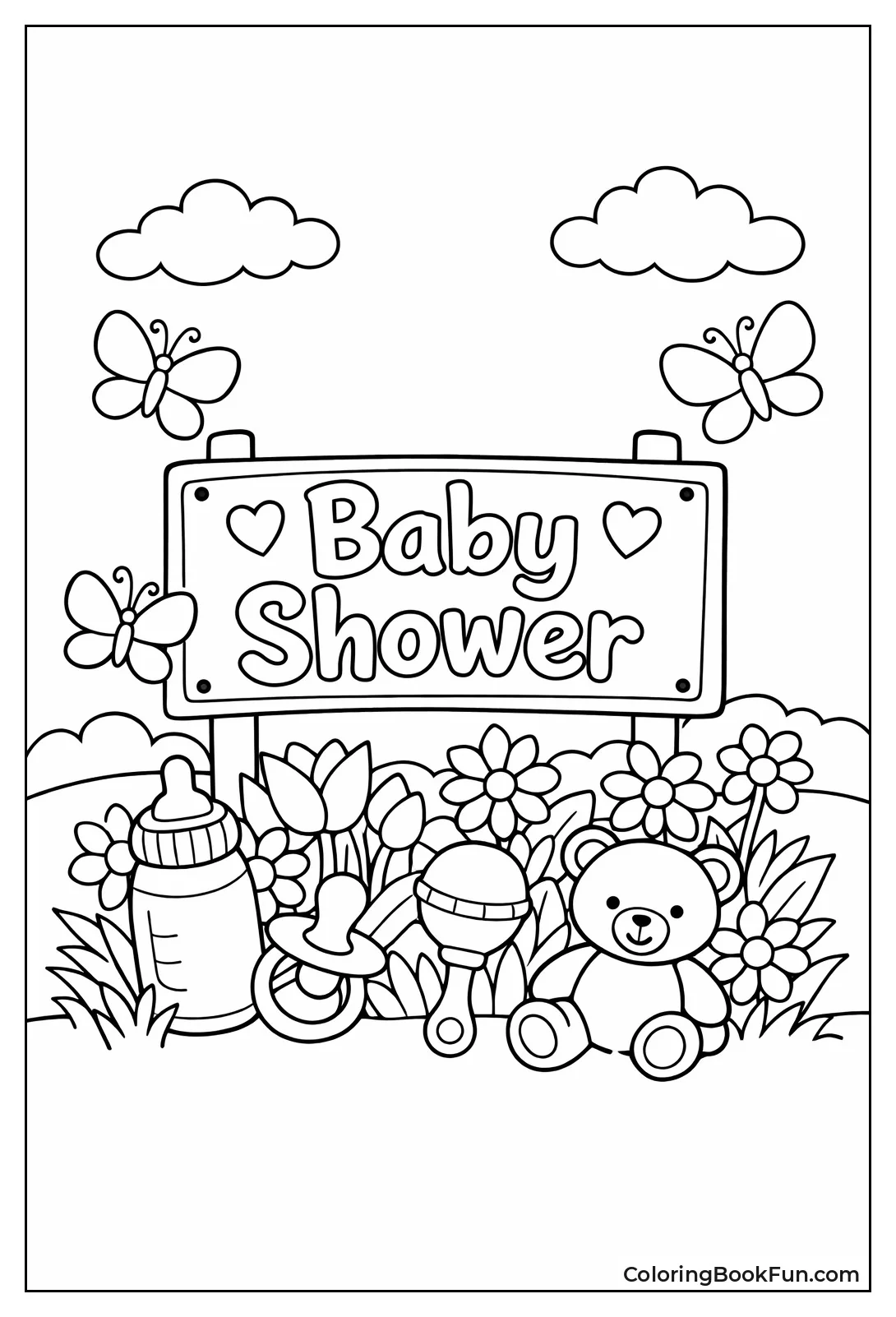 Spring Butterfly Shower