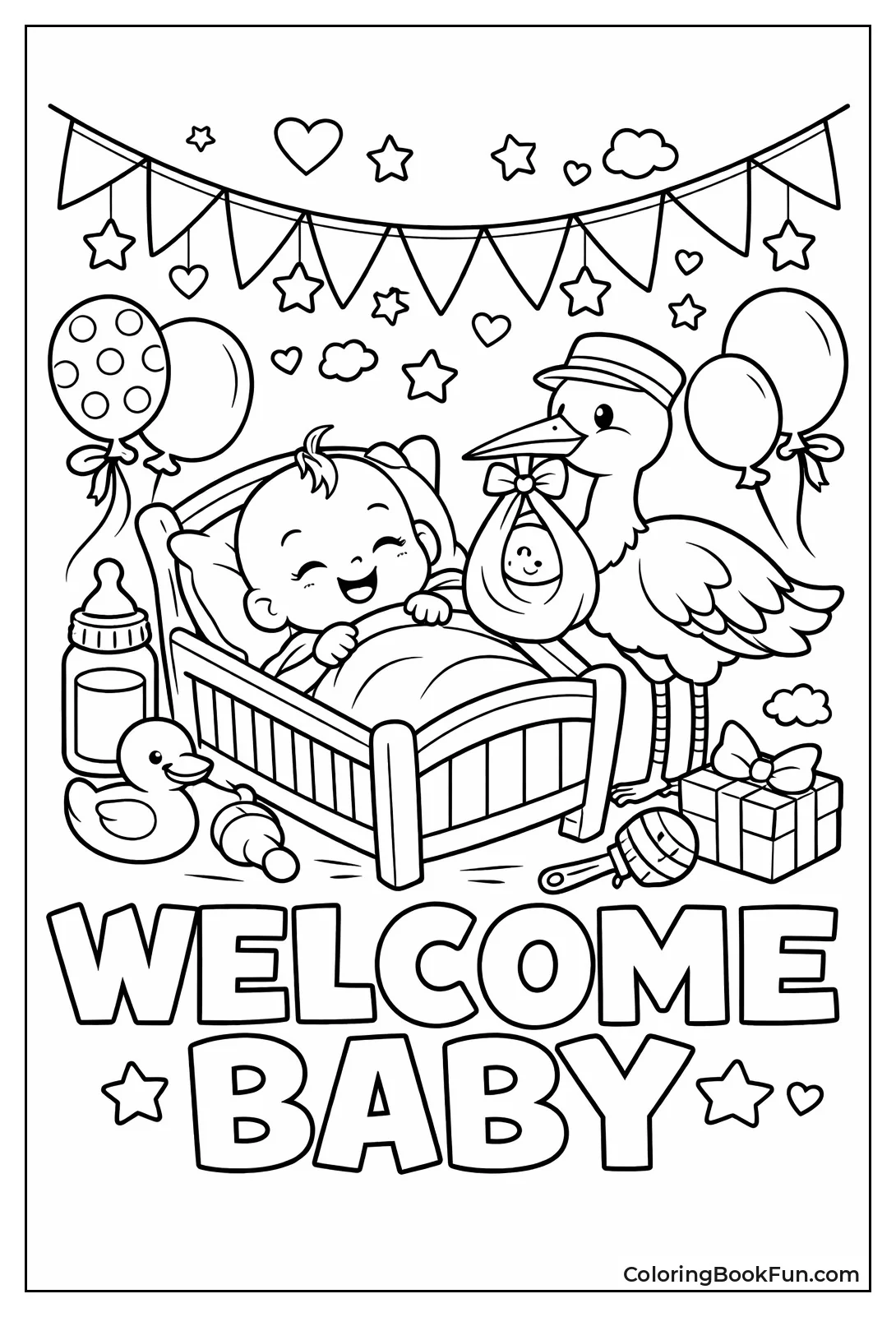 Welcome Baby Scene