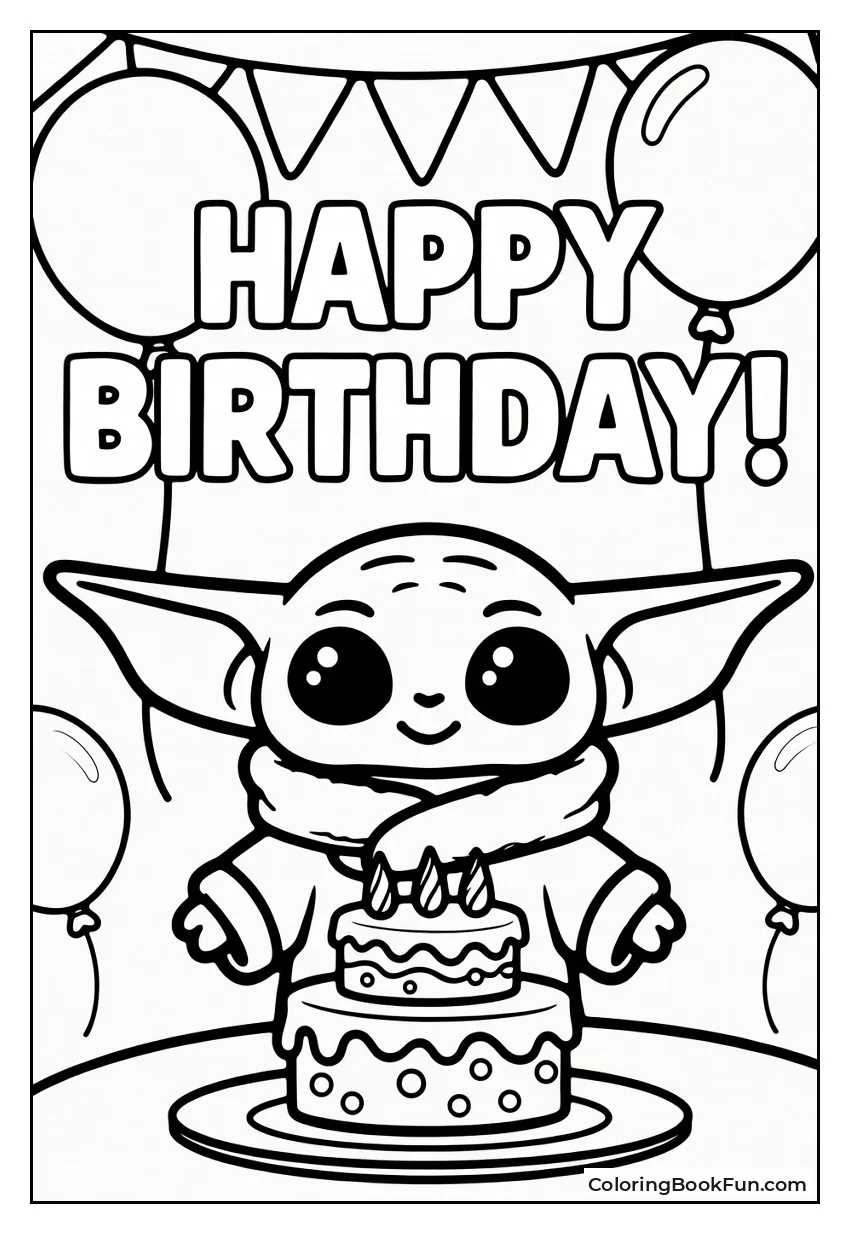 Baby Yoda Birthday