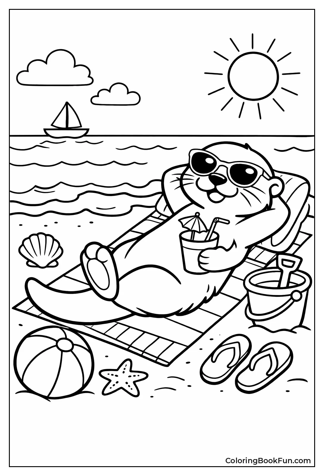 Beach Sun Otter