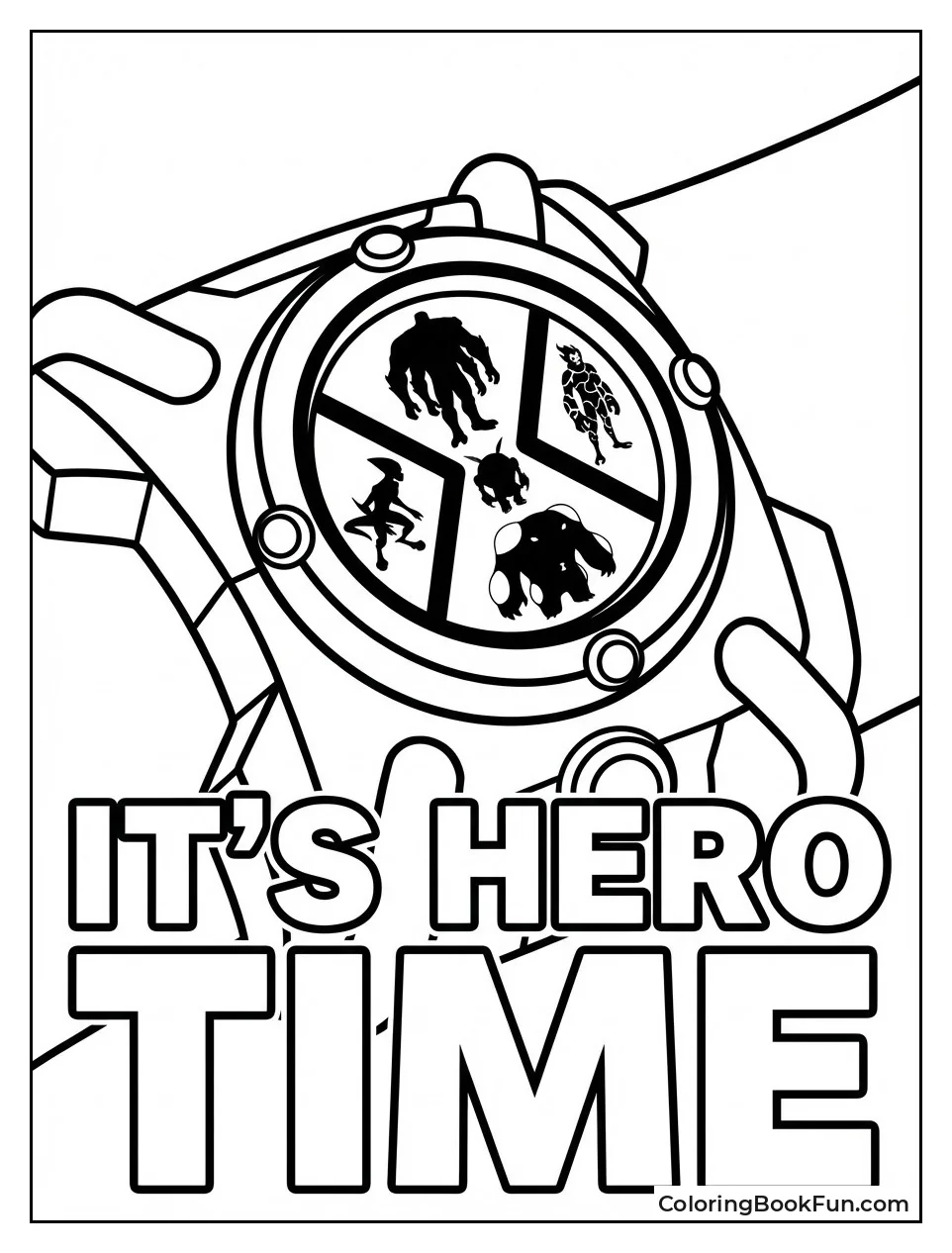 Omnitrix Dial Close up