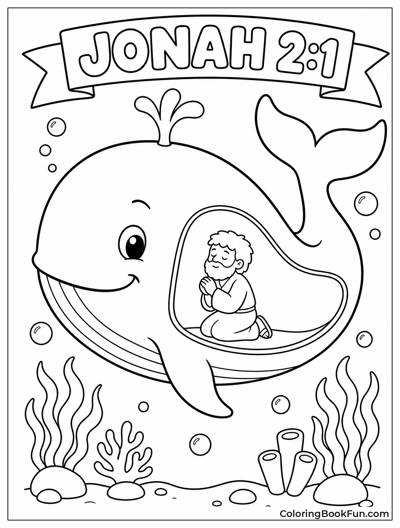 Jonah Inside Big Whale