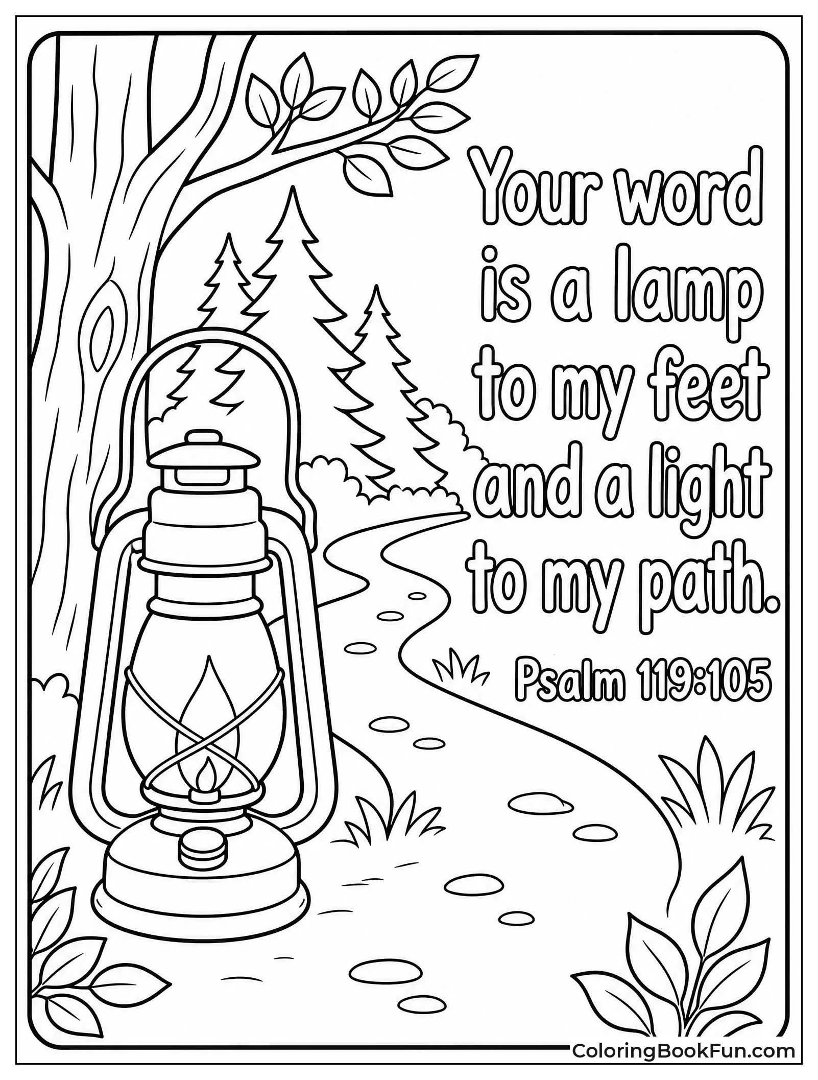 Lamp Lighting Dark Path