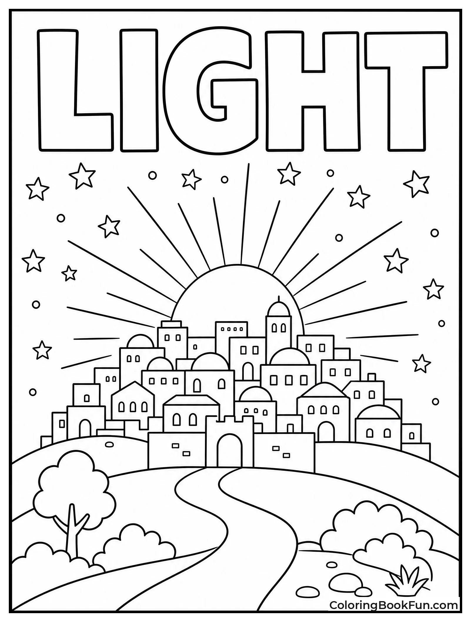 Bright City on Hill