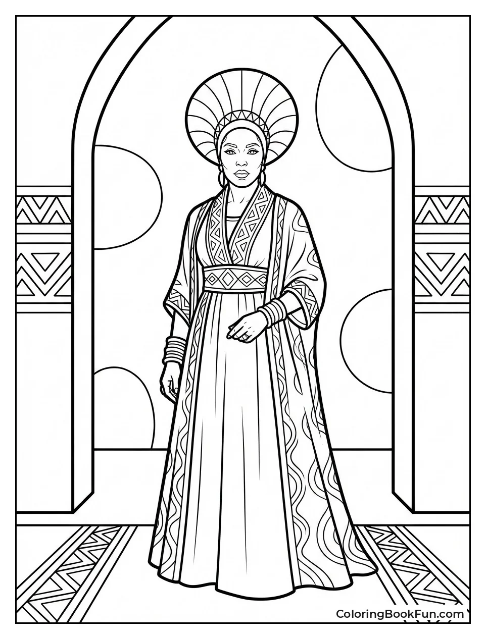 Queen Ramonda Portrait