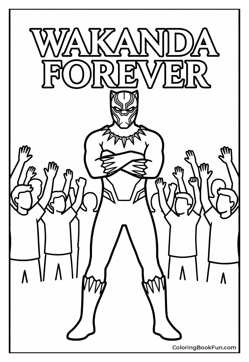 Wakanda Forever Salute