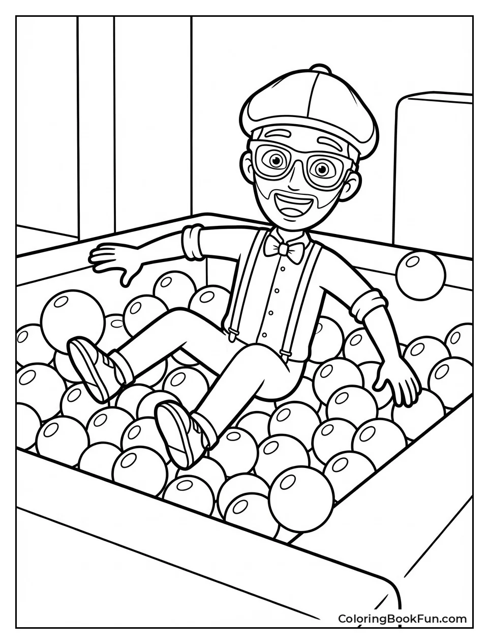 Blippi Ball Pit Fun