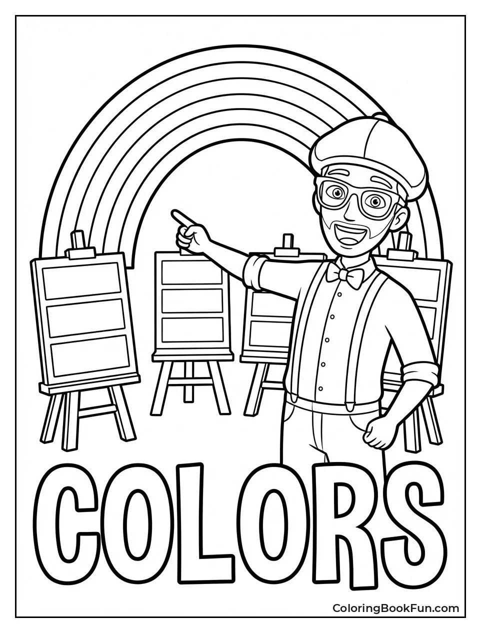Blippi Colors Rainbow