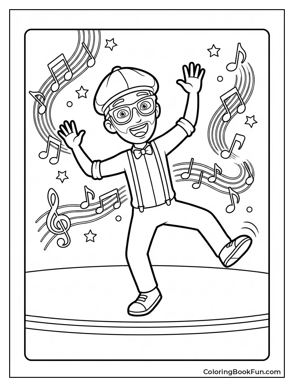 Blippi Dancing Joyfully