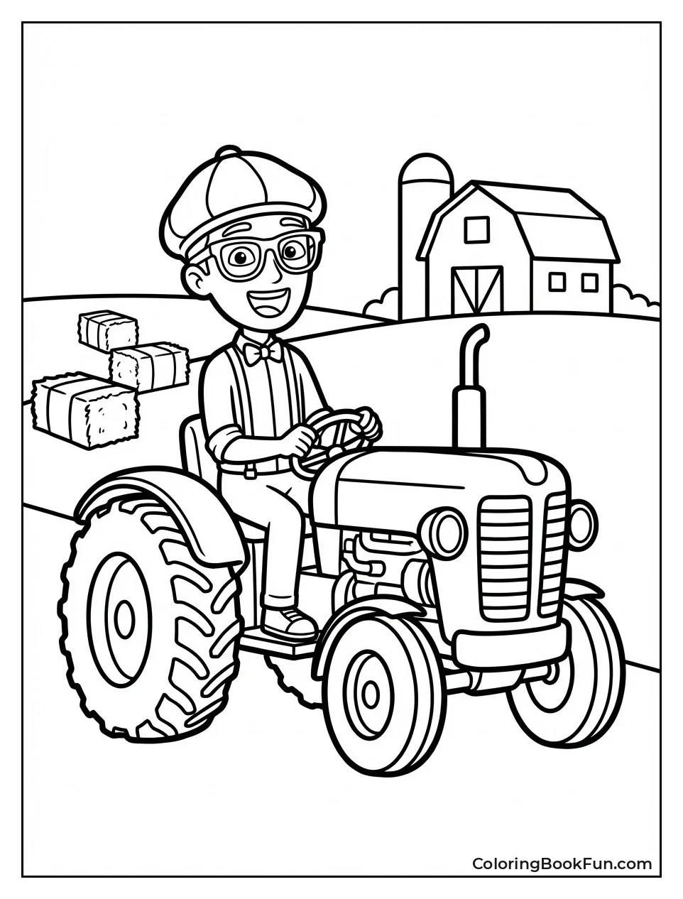 Blippi Farm Tractor