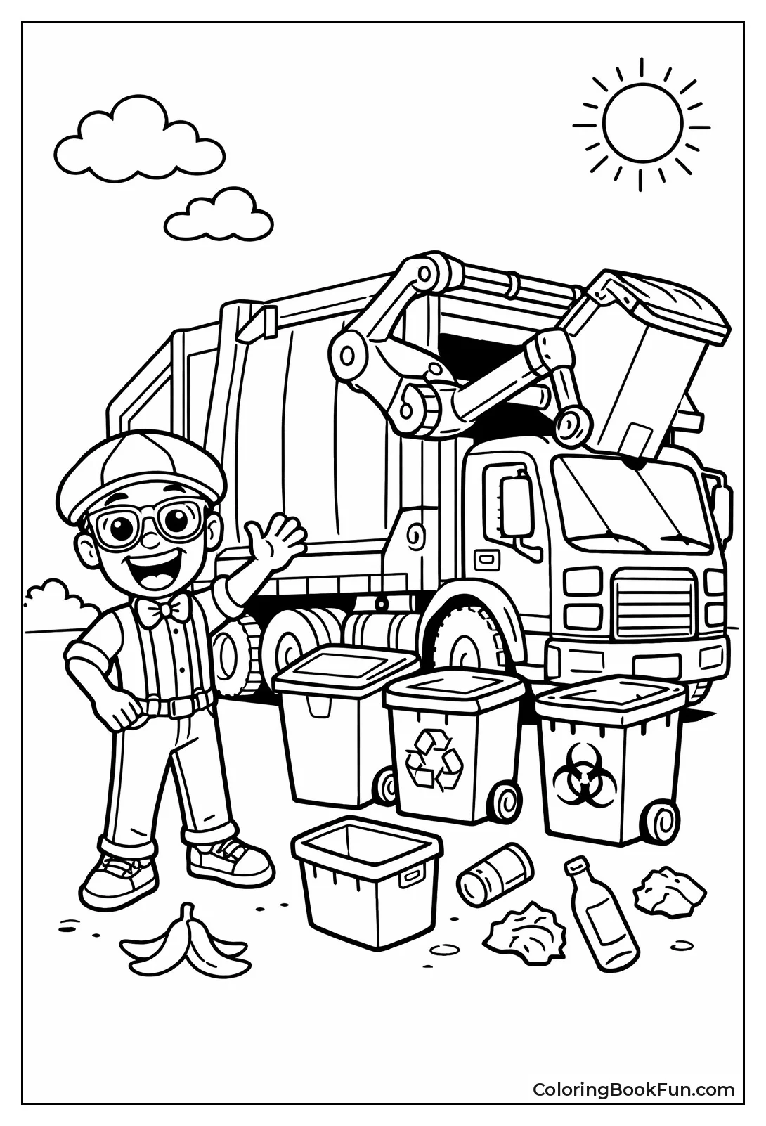 Blippi Garbage Truck