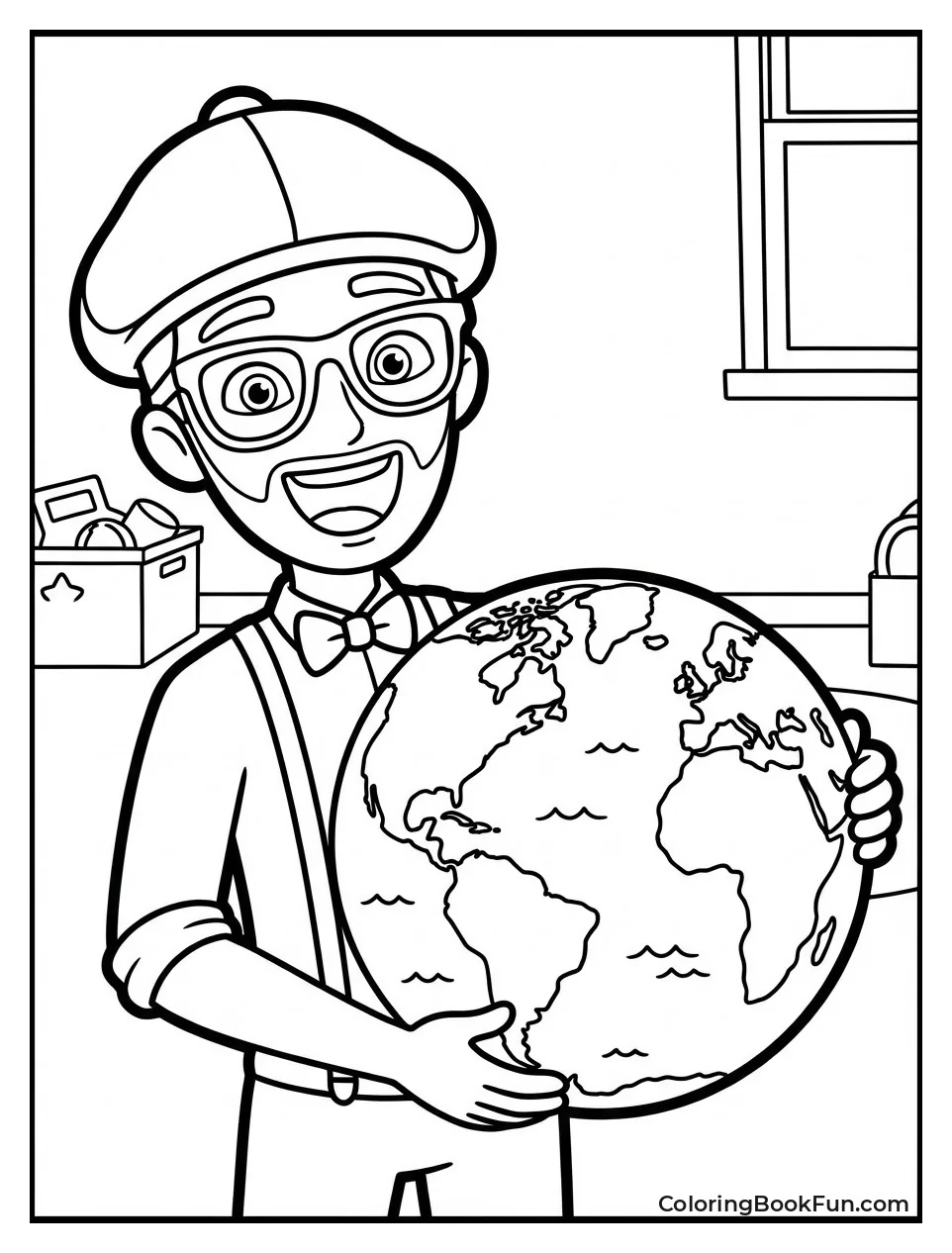 Blippi Globe Earth