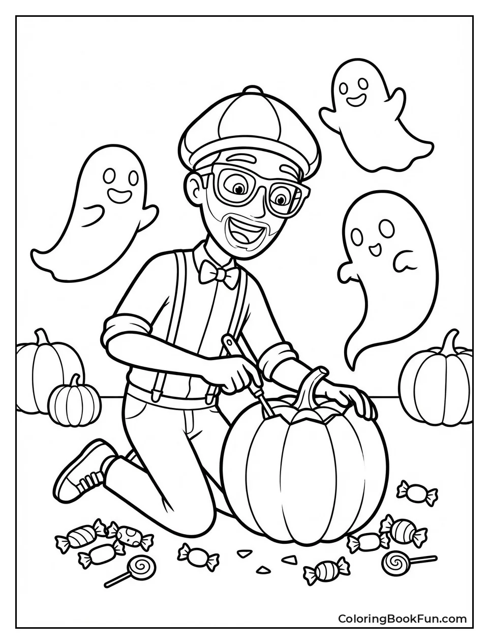 Blippi Halloween Pumpkin