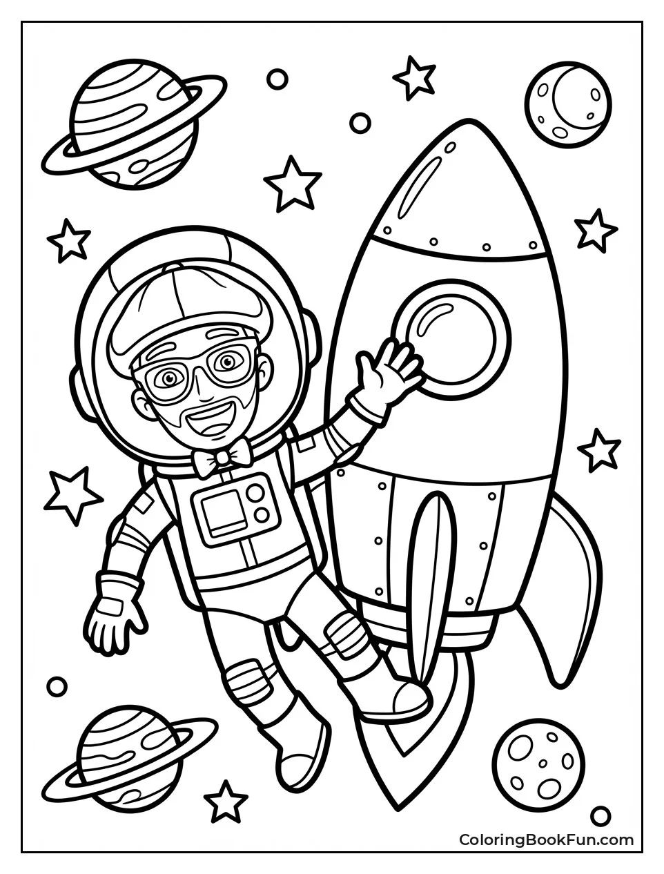 Blippi in Outer Space